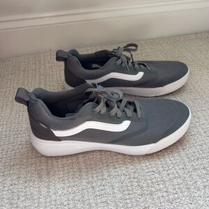 Vans Men's Gray and White Sneakers